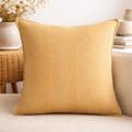 Herringbone Cushion Cover / Turmeric