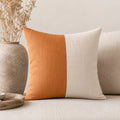 Harbour Cushion Cover / Terracotta & Natural